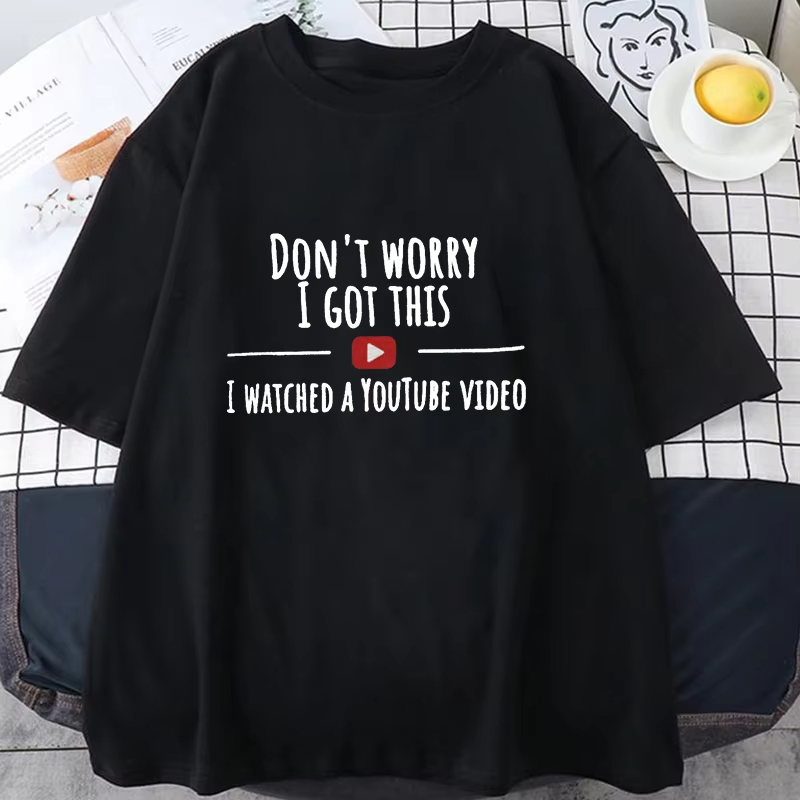 Men'S Fashion Youtube - Женская и мужская забавная футболка с
