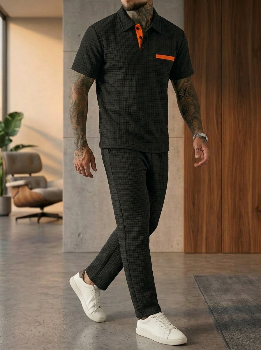 Men'S Fashion Polo Shirt - Летняя новинка: мужская модная рубашка-поло с