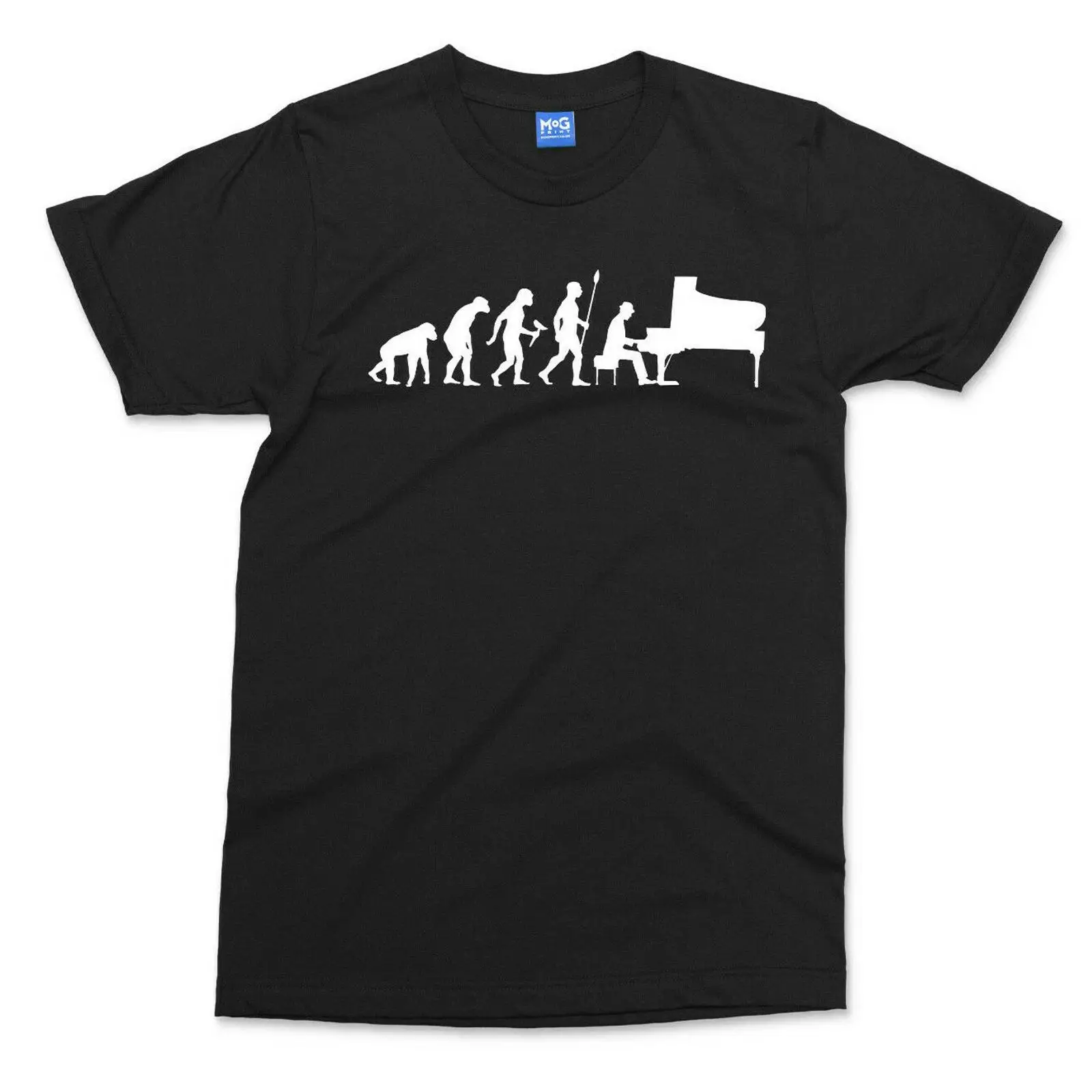 Men'S Fashion Evolution - Футболка Piano Evolution в стиле ретро
