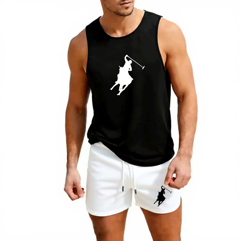 Mens Fashion Vest - Мужской летний комплект из жилетки и