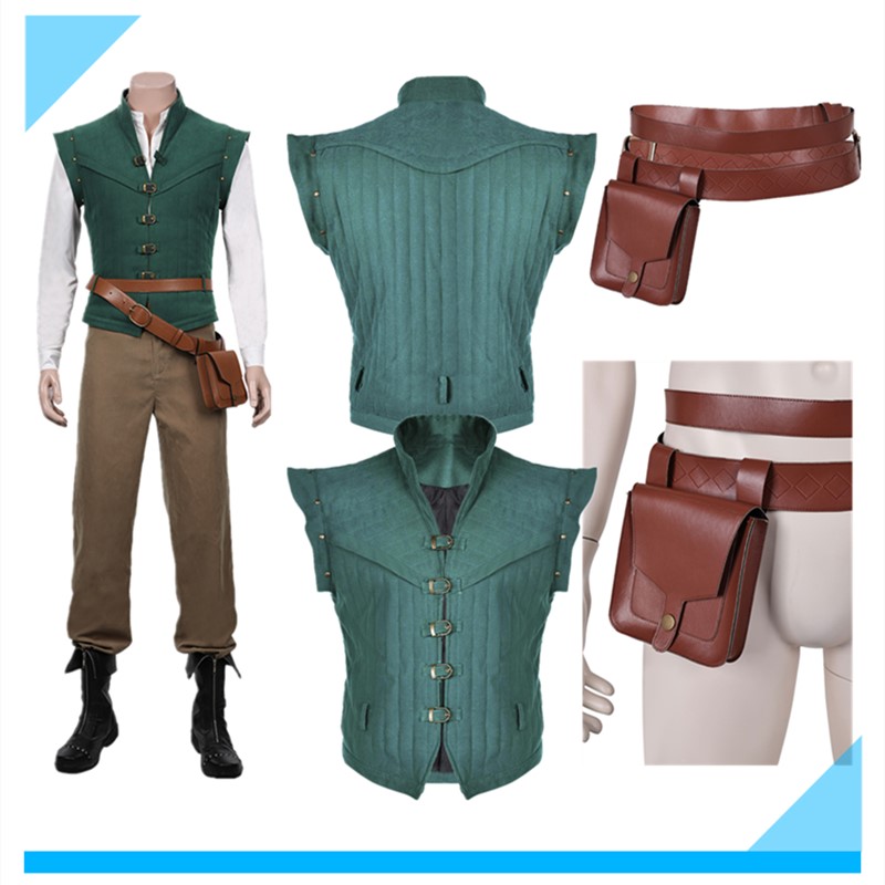 Mens Fashion Vest - Маскировка Флиннн Принц Райдер Косплей Костюм