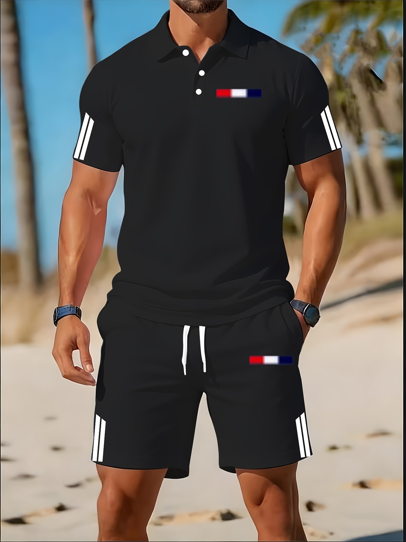 Men'S Fashion Polo Shirt - Летний мужской комплект поло 2026 года