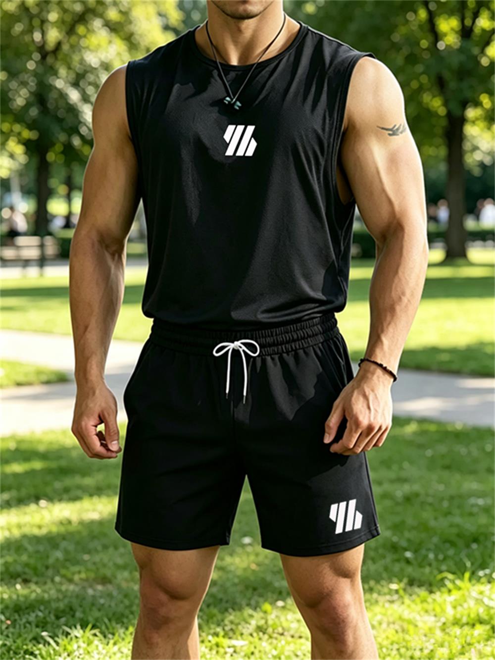 Mens Fashion Vest - Новинка 2026 года: мужской брендовый комплект