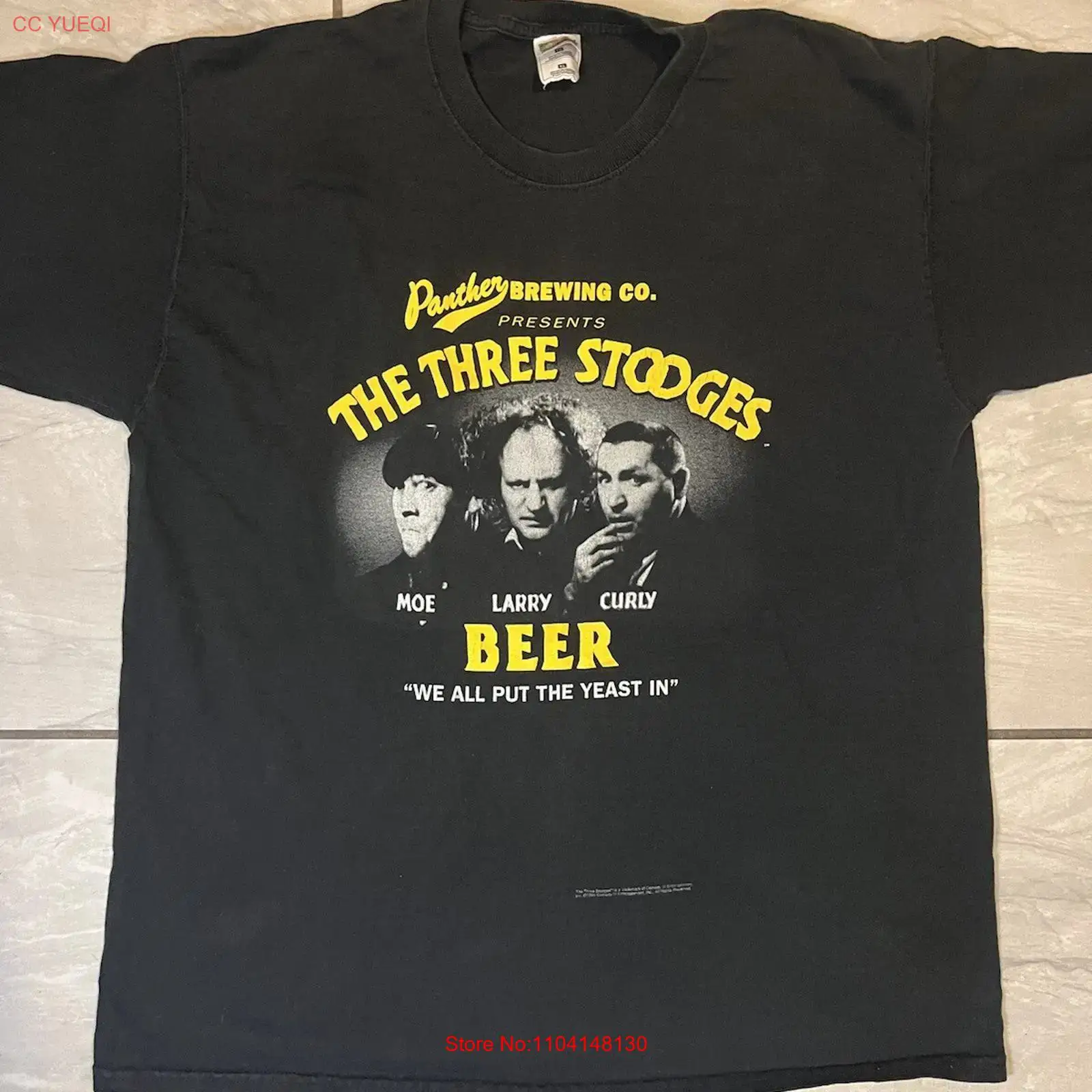 Xl Men'S Fashion - Винтажная футболка The Three Stooges Panther