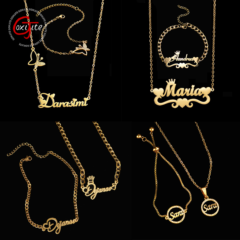Men'S Fashion Jewelry Bracelets - Goxijite ожерелье с именем на заказ,