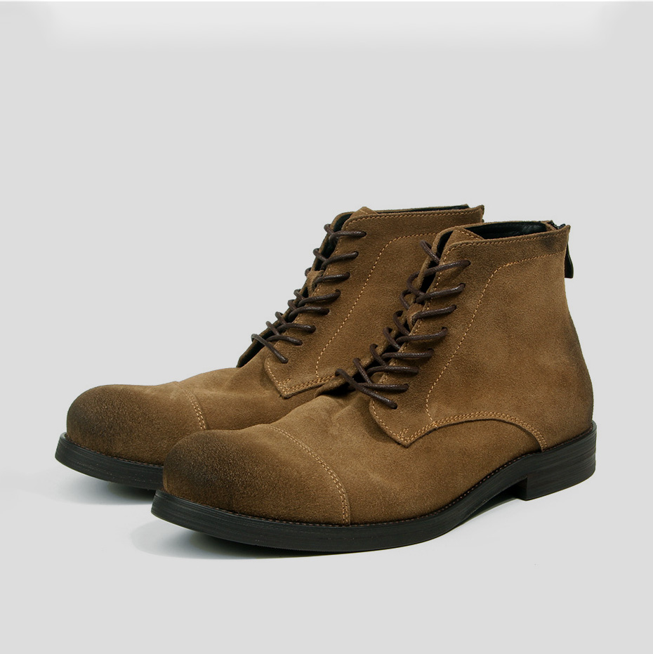 Oxford Shoes Brogue - Мужские ботинки EAGSITY из замши и