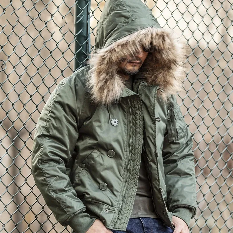 Bomber Jacket Men - Мужская зимняя флисовая тактическая куртка в