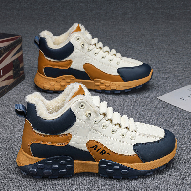 Men'S Fashion Running Shoes - Мужские теплые хлопковые кроссовки на платформе,