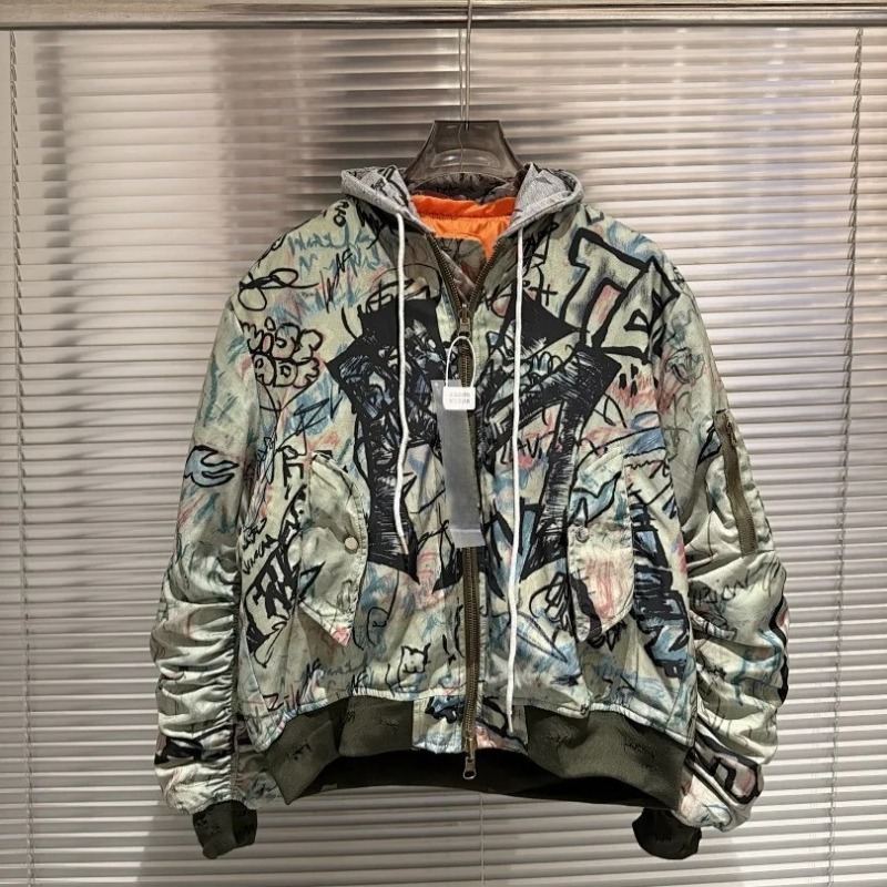 Bomber Jacket Men - 26 SS Куртка-бомбер с капюшоном в