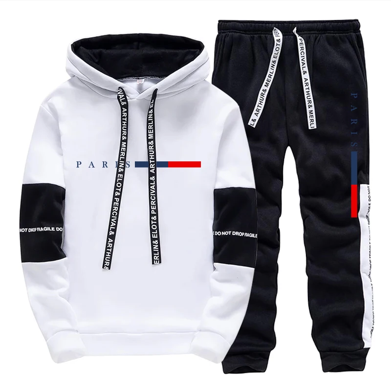 Men'S Fashion Trousers - Мужской комплект: худи и брюки в