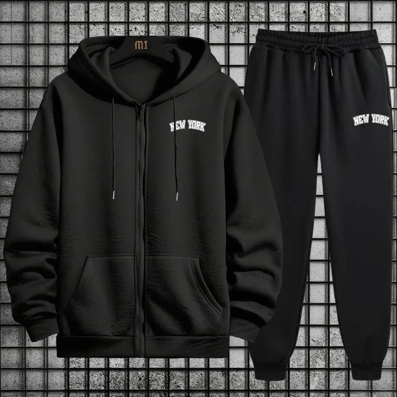Mens Fashion Zip Up - Мужской спортивный костюм: качественный, весна 2026,