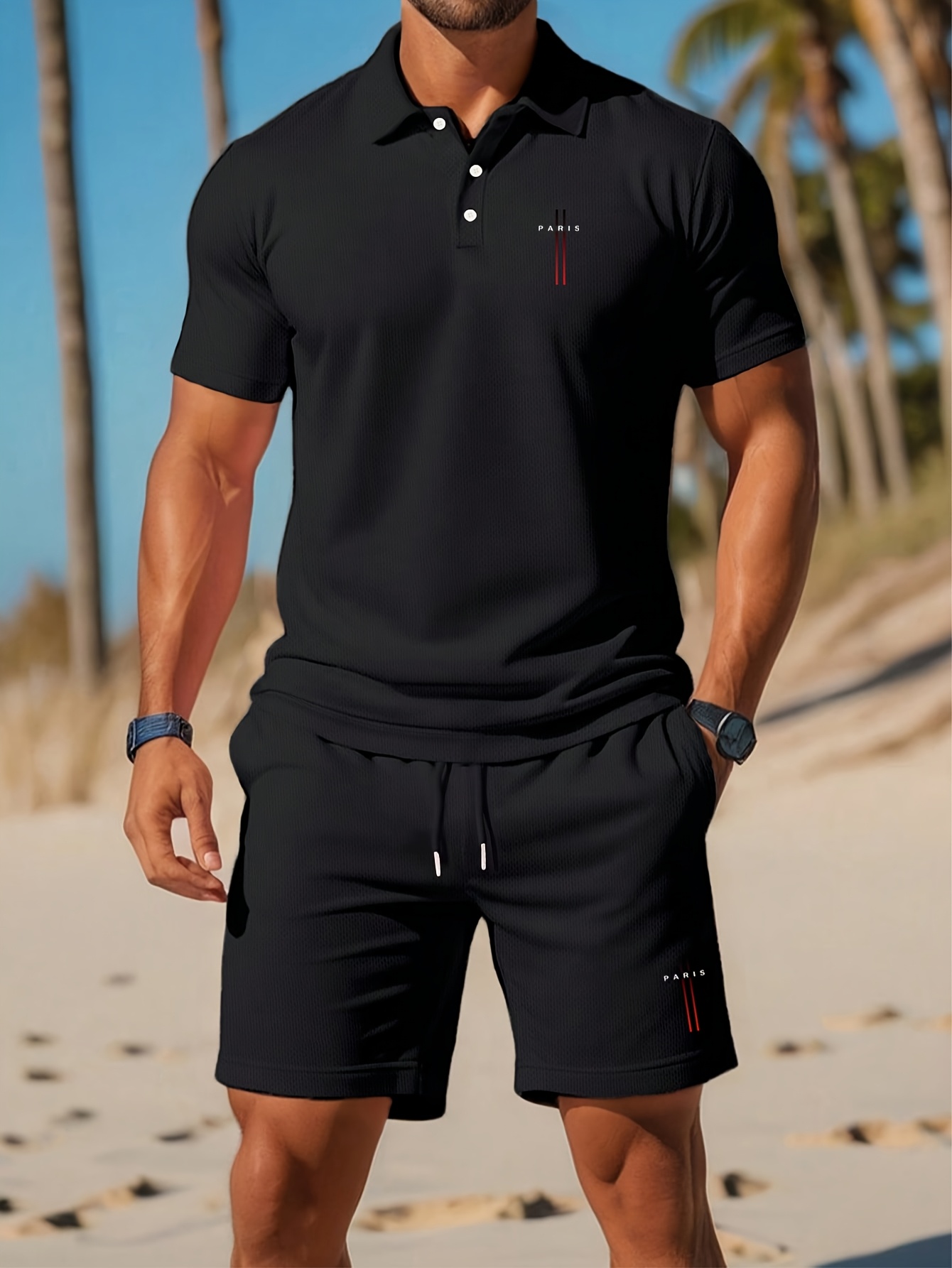 Летний мужской комплект поло 2 – обзор и цена Men'S Fashion Polo Shirt