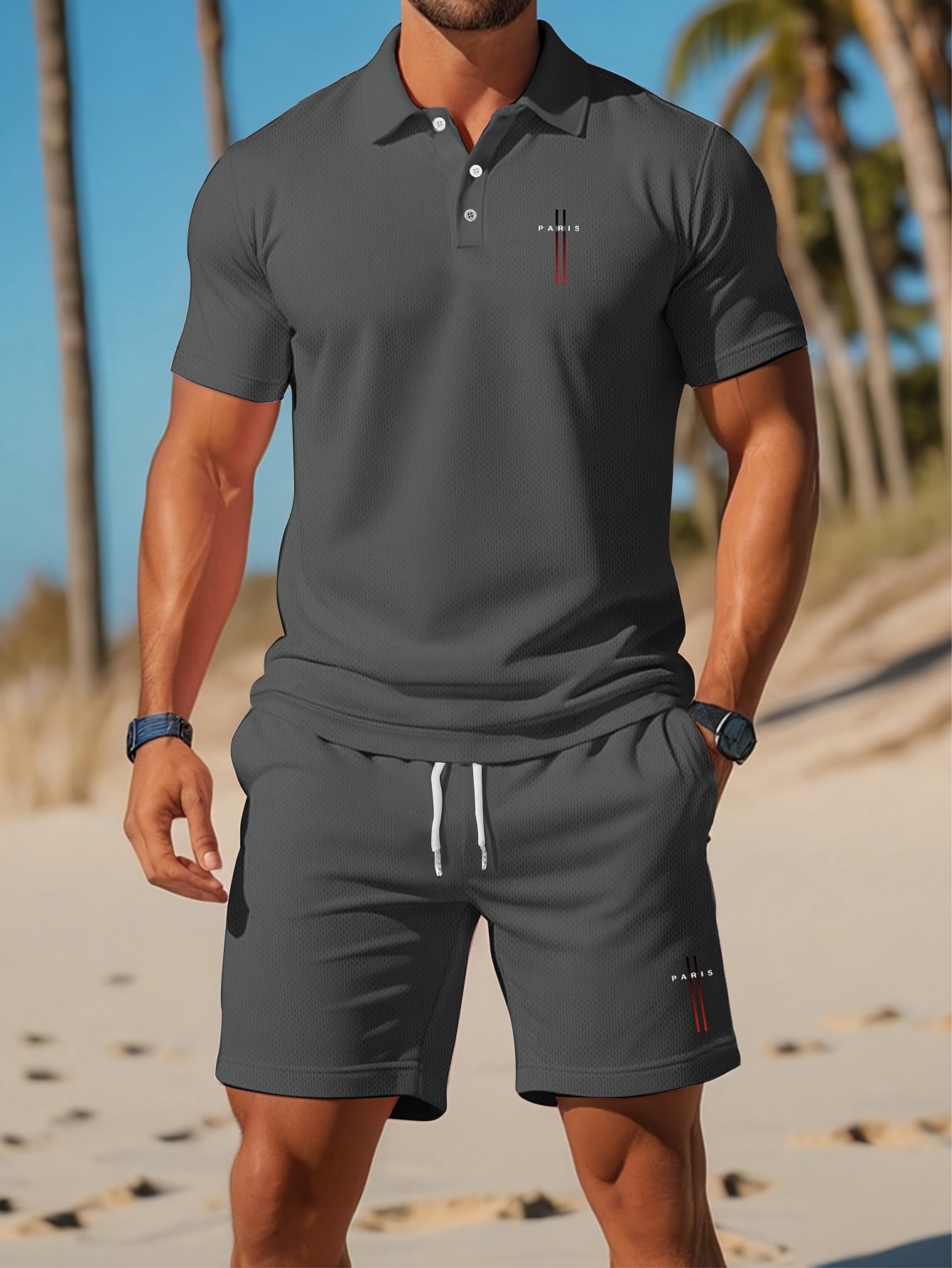 Летний мужской комплект поло 2 – обзор и цена Men'S Fashion Polo Shirt