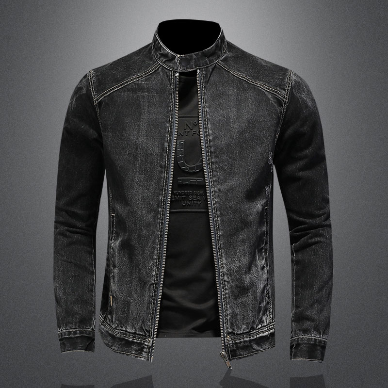 Мужская джинсовая куртка-бомбе – обзор и цена Bomber Jacket Men