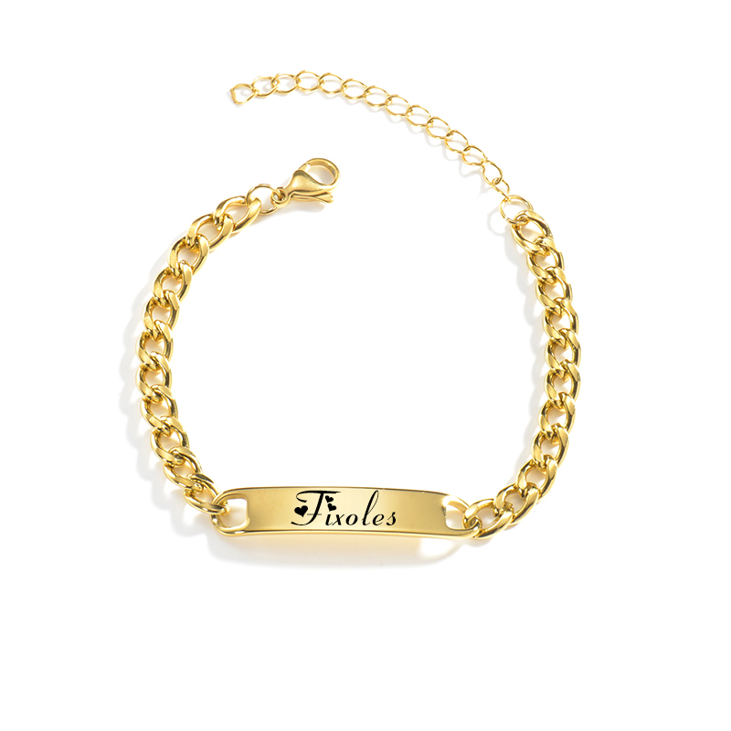 Goxijite ожерелье с гравировко – обзор и цена Men'S Fashion Jewelry Bracelets