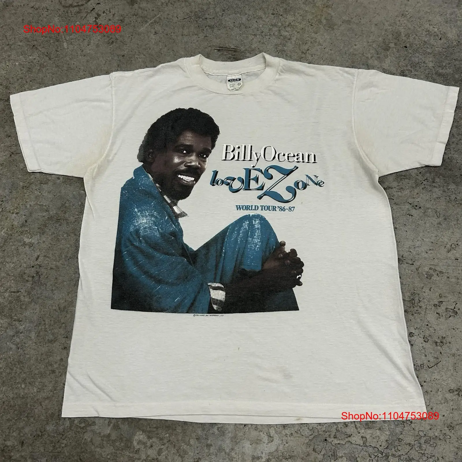 Винтажная футболка Billy Ocean – обзор и цена Xl Men'S Fashion