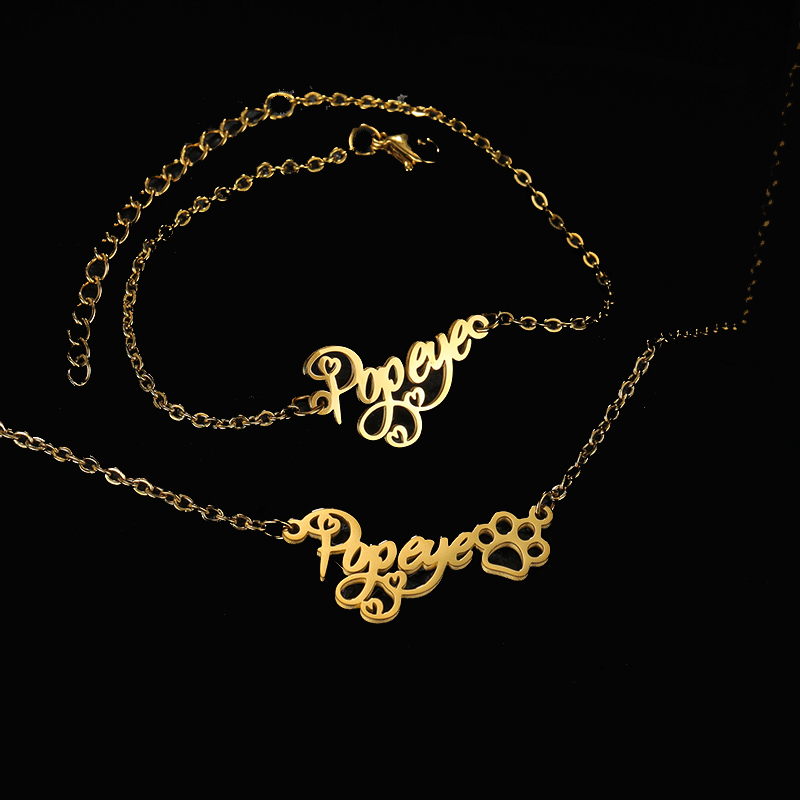 Goxijite ожерелье с именем на  – обзор и цена Men'S Fashion Jewelry Bracelets