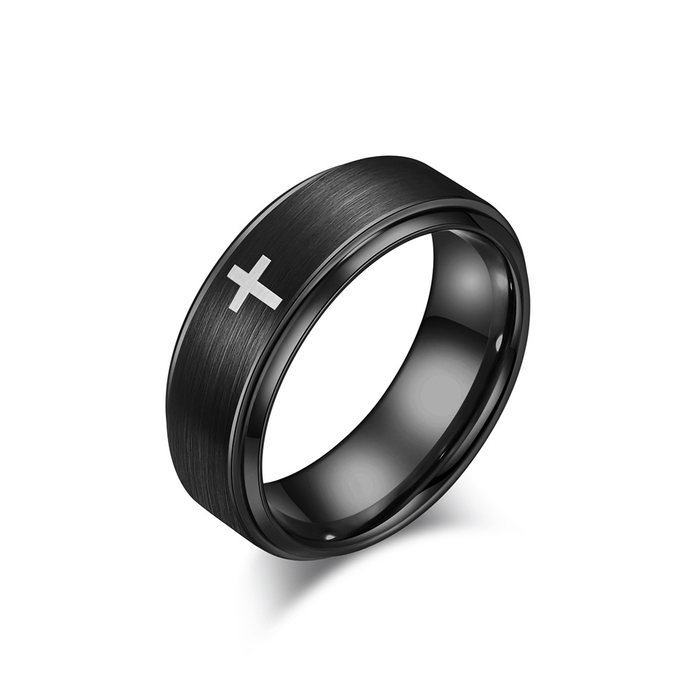 Мужское кольцо с крестом 8 мм, – обзор и цена Men'S Fashion Easter