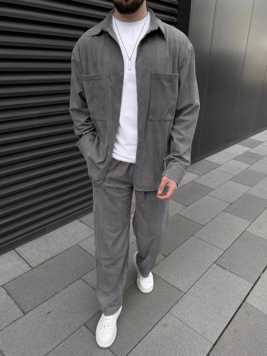 Мужской вельветовый костюм из  – обзор и цена Men'S Fashion Trousers
