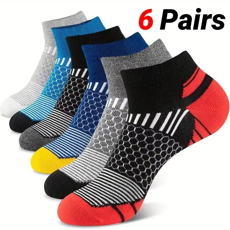 6 пар мужских коротких спортив – обзор и цена Socks Ankle Men