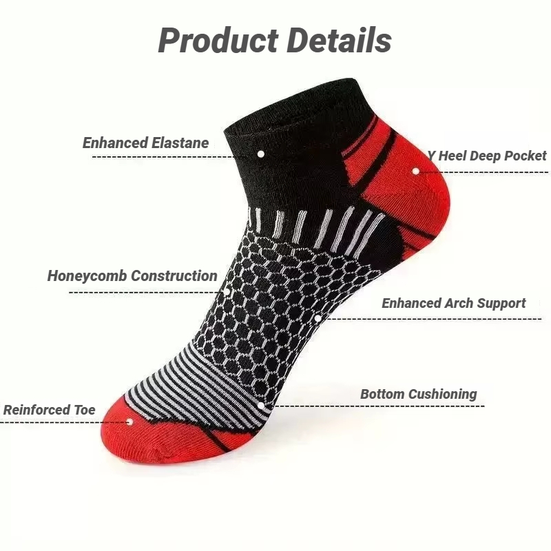 6 пар мужских коротких спортив – обзор и цена Socks Ankle Men