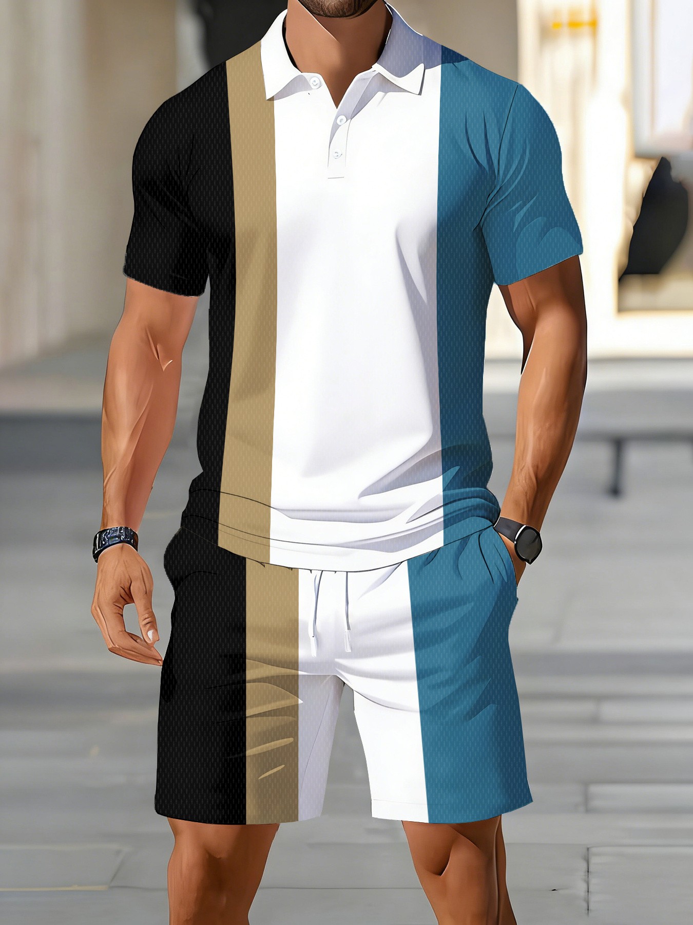 Летний мужской комплект поло 2 – обзор и цена Men'S Fashion Polo Shirt