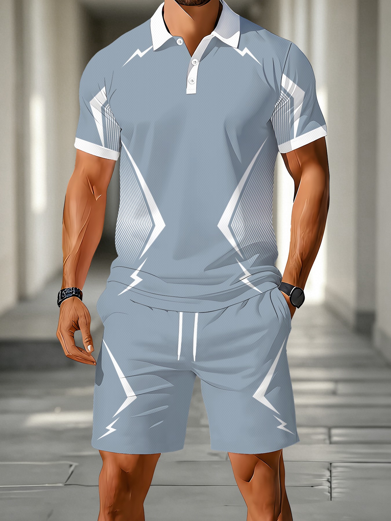 Летний мужской комплект поло 2 – обзор и цена Men'S Fashion Polo Shirt