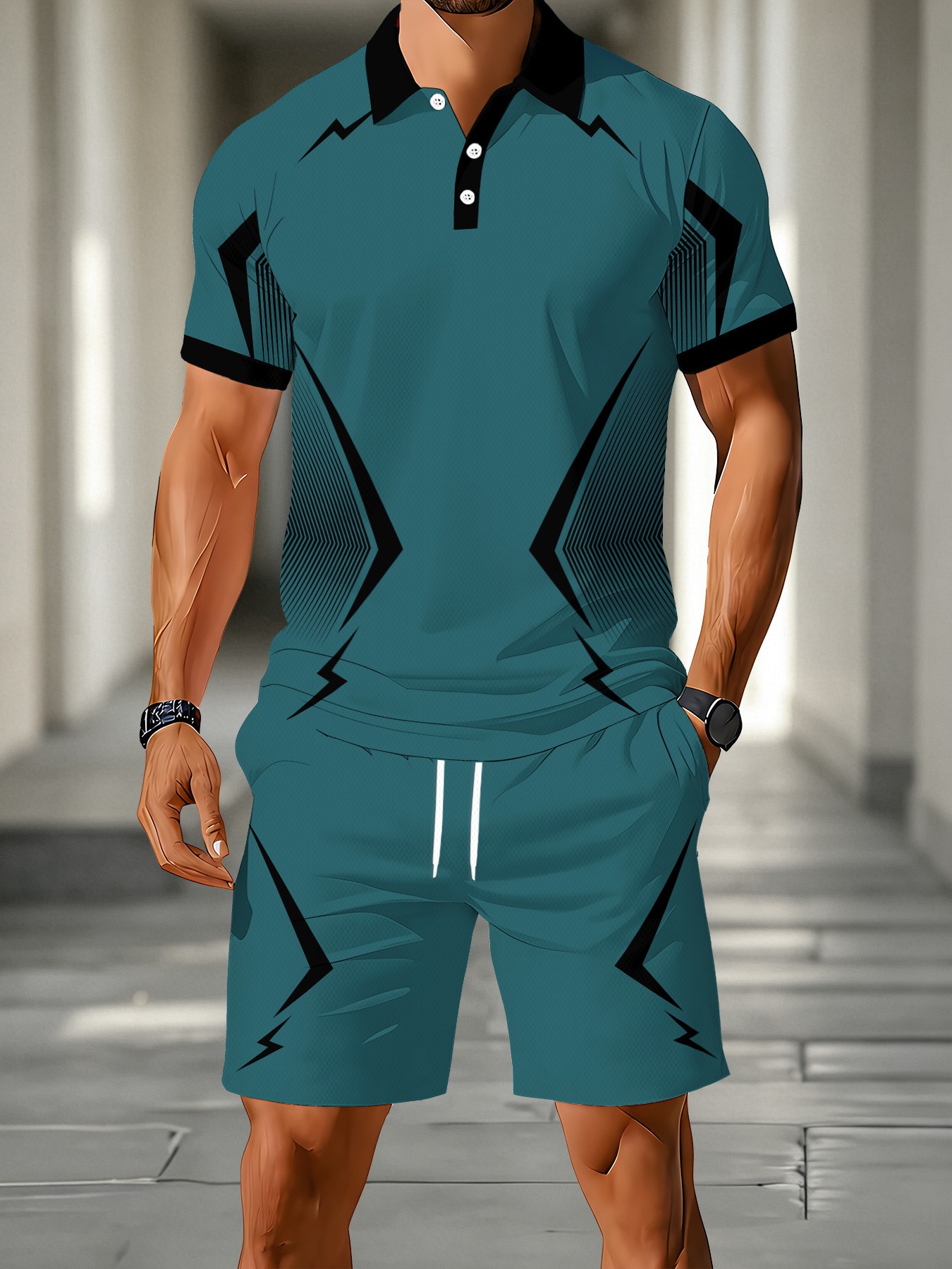 Летний мужской комплект поло 2 – обзор и цена Men'S Fashion Polo Shirt