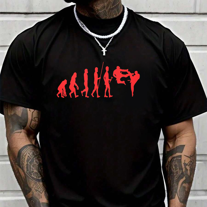 Мужская футболка с графическим – обзор и цена Men'S Fashion Evolution