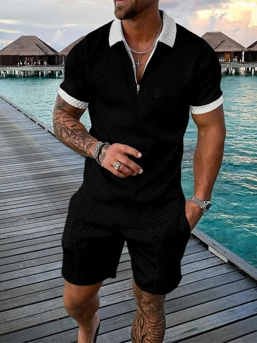 Новый летний мужской костюм 20 – обзор и цена Men'S Fashion Polo Shirt