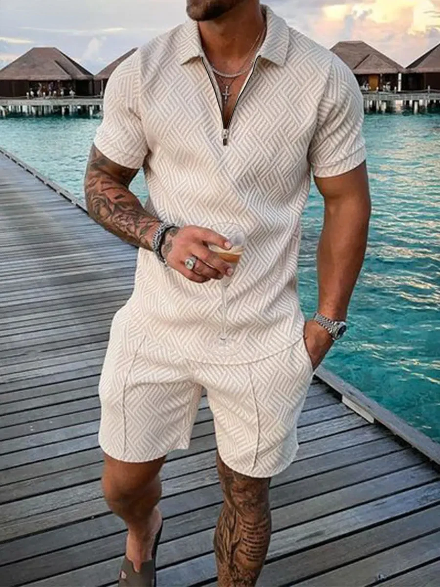 Новый летний мужской костюм 20 – обзор и цена Men'S Fashion Polo Shirt