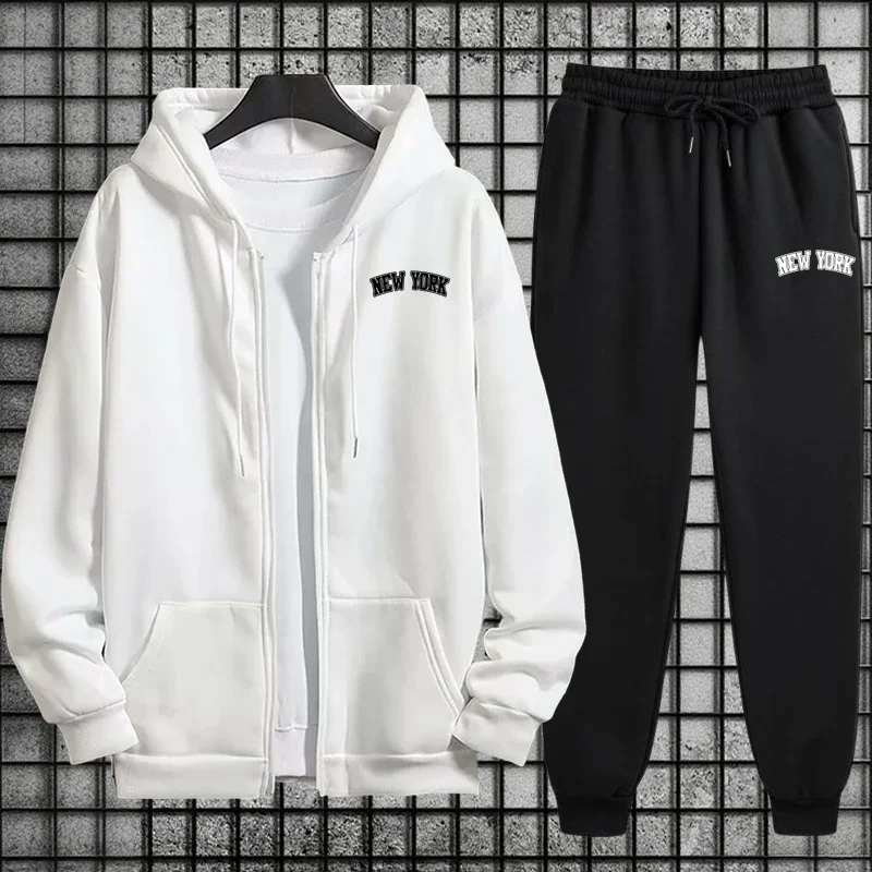 Мужской спортивный костюм: кач – обзор и цена Mens Fashion Zip Up