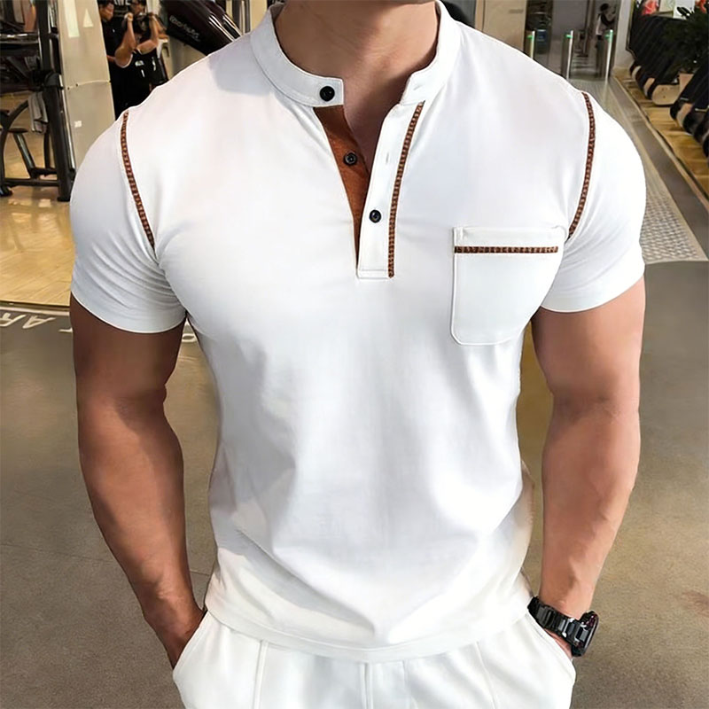 Новая летняя мужская рубашка-п – обзор и цена Men'S Fashion Polo Shirt