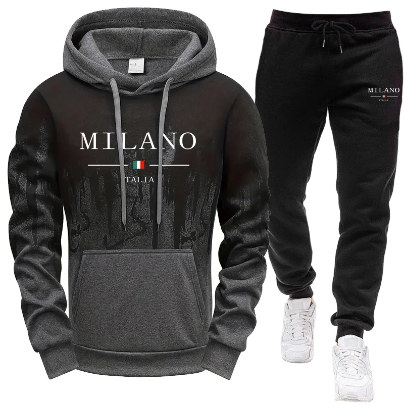 Мужской комплект/худи/брюки, о – обзор и цена Jogger Sweatpants Men