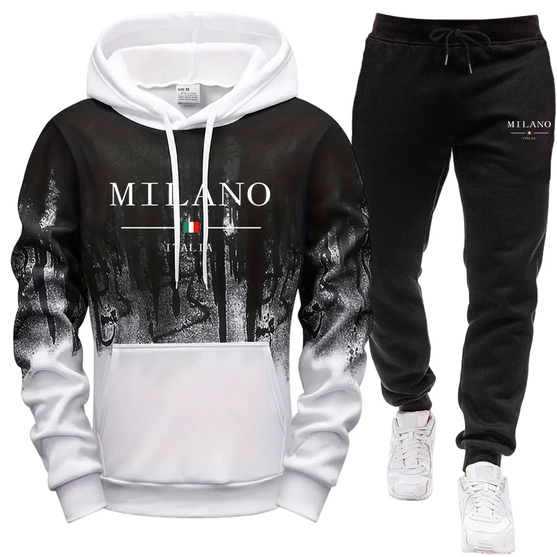 Мужской комплект/худи/брюки, о – обзор и цена Jogger Sweatpants Men