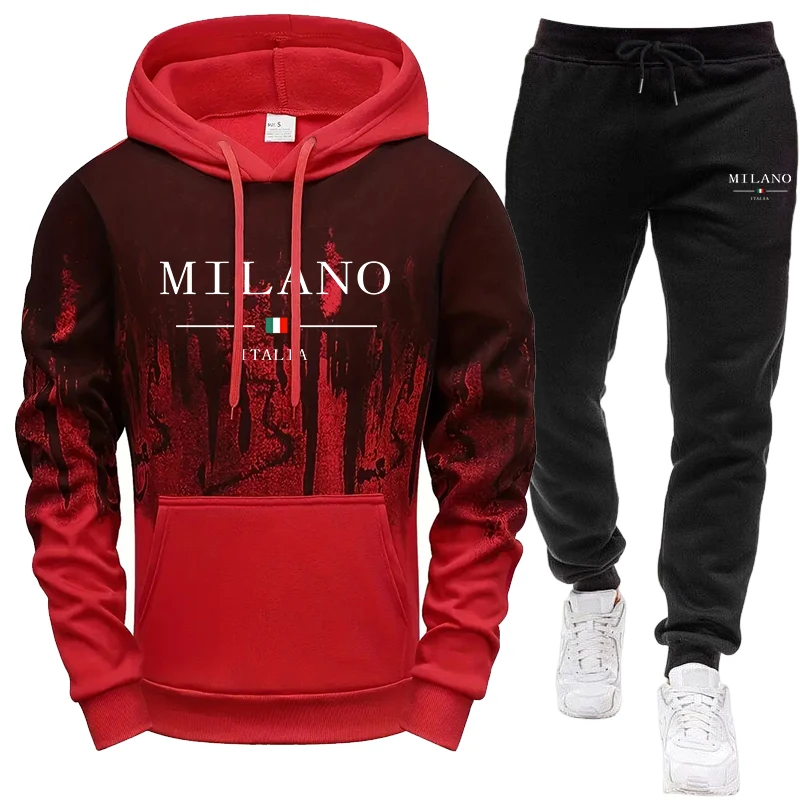 Мужской комплект/худи/брюки, о – обзор и цена Jogger Sweatpants Men